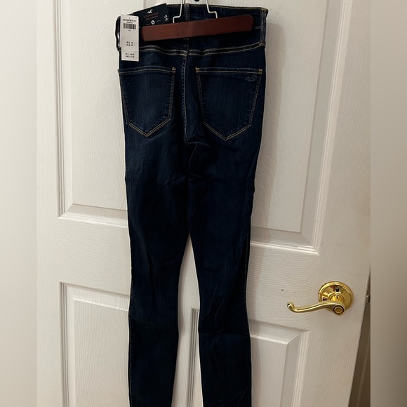 Ultra High Rise Blue Jean Leggings 3L Size W26 L30 - Picture 2 of 5